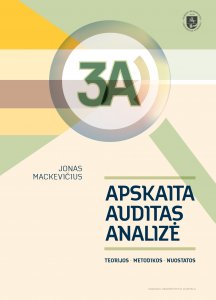 3A – Apskaita, Auditas, Analizė. Teorijos, metodikos, nuostatos