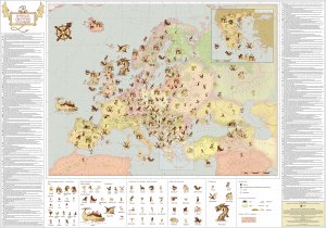 The Map of Mythical Creatures in Europe
